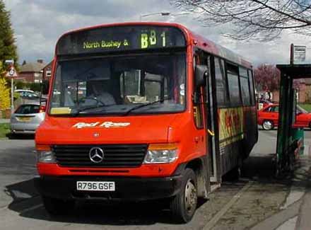 Plaxton Beaver 2 Mercedes 810D Red Rose